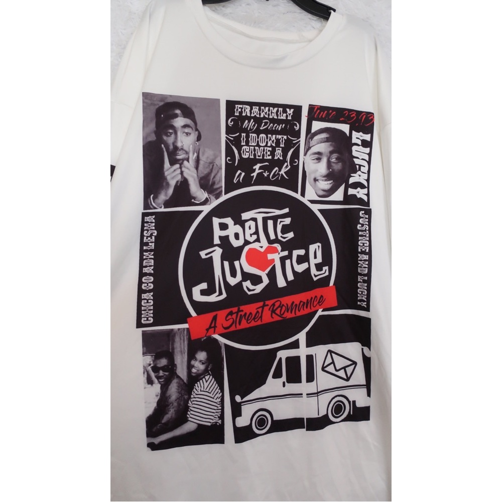 TUPAC ICONIC POETIC JUSTICE LONG SLEEVE